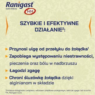 Ranigast SOS, 24 tabletki do ssania USZKODZONE OPAKOWANIE - 4 - zdjęcie produktu