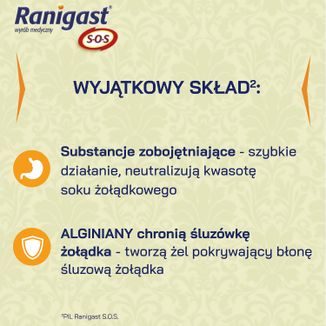 Ranigast SOS, 24 tabletki do ssania USZKODZONE OPAKOWANIE - 5 - zdjęcie produktu