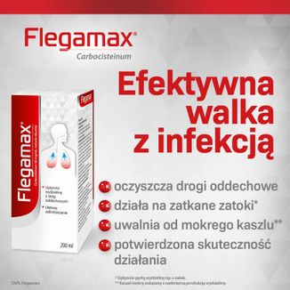 Flegamax 50 mg/ ml, roztwór doustny, 200 ml USZKODZONE OPAKOWANIE - 5 - zdjęcie produktu