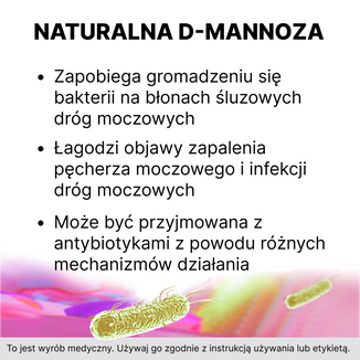 Femannose N, D-mannoza, 14 saszetek - 3 - zdjęcie produktu
