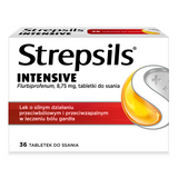 Strepsils Intensive 8,75 mg, 36 tabletek do ssania - miniaturka zdjęcia produktu