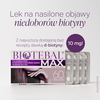 Biotebal Max 10 mg, 30 tabletek - 2 - zdjęcie produktu