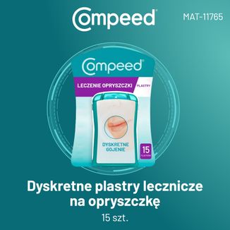 Compeed, plastry na opryszczkę, hydrokoloidowe, dyskretne, 15 sztuk - 2 - zdjęcie produktu