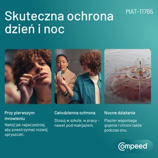 Compeed, plastry na opryszczkę, hydrokoloidowe, dyskretne, 15 sztuk - 5 - zdjęcie produktu