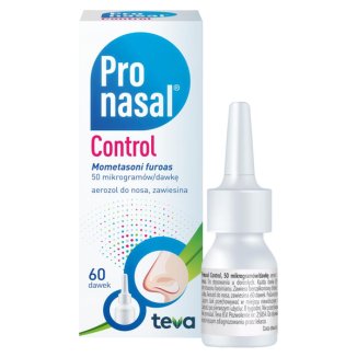 Pronasal Control 50 µg/dawkę, aerozol do nosa, zawiesina 60 dawek - zdjęcie produktu