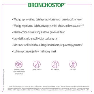Bronchostop Duo na kaszel (120 mg + 830 mg)/ 15 ml, syrop, 120 ml - 3 - zdjęcie produktu