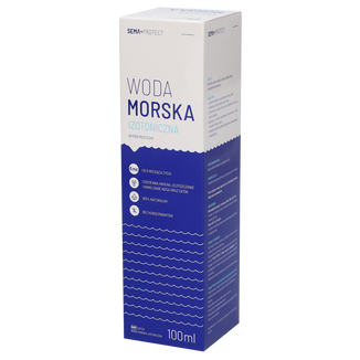 SEMA Protect, woda morska izotoniczna, spray do nosa, 100 ml - zdjęcie produktu