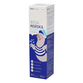 SEMA Protect, woda morska dla dzieci, spray do nosa, 50 ml - zdjęcie produktu