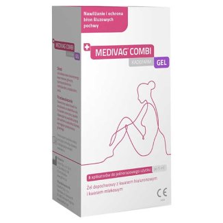 Medivag Combi Gel, żel dopochwowy, 5 ml x 5 aplikatorów - zdjęcie produktu