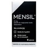Mensil 25 mg, 8 tabletek do żucia - miniaturka zdjęcia produktu