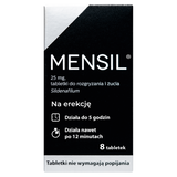 Mensil 25 mg, 8 tabletek do żucia - miniaturka zdjęcia produktu