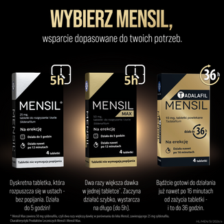 Mensil 25 mg, 8 tabletek do żucia - 4 - zdjęcie produktu