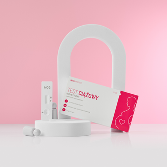 SEMA Protect, test ciążowy hCG płytkowy, super czuły 10 mlU/ ml, 1 sztuka - 2 - zdjęcie produktu