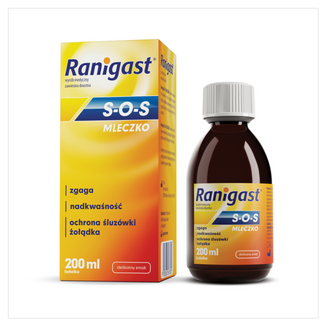 Ranigast SOS Mleczko, zawiesina doustna, 200 ml - 2 - zdjęcie produktu