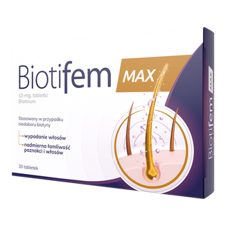 Biotifem Max 10 mg, 30 tabletek - zdjęcie produktu