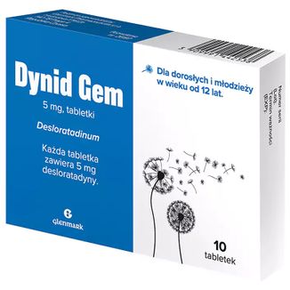 Dynid Gem 5 mg, 10 tabletek KRÓTKA DATA - zdjęcie produktu