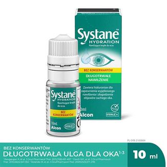 Systane Hydration, nawilżające krople do oczu, bez konserwantów, 10 ml - 4 - zdjęcie produktu