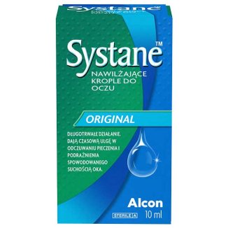 Systane Original, nawilżające krople do oczu, 10 ml - 2 - zdjęcie produktu