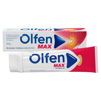 Olfen Max, 20 mg/ g, żel, 50 g - 2 - zdjęcie produktu