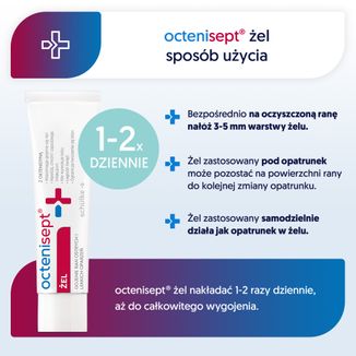 Octenisept, żel na rany i oparzenia, 20 ml USZKODZONE OPAKOWANIE - 5 - zdjęcie produktu