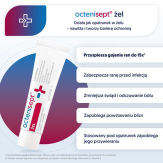 Octenisept, żel na rany i oparzenia, 20 ml - 3 - zdjęcie produktu