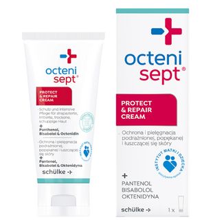 Octenisept Protect&Repair, krem do podrażnionej, popękanej i łuszczącej się skóry, 50 ml - zdjęcie produktu