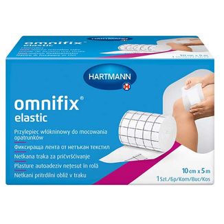 Omnifix Elastic, przylepiec włókninowy do mocowania opatrunków, 10 cm x 5 m, 1 sztuka - zdjęcie produktu