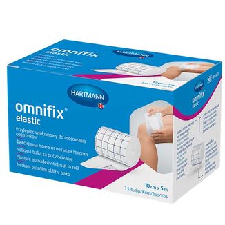 Omnifix Elastic, przylepiec włókninowy do mocowania opatrunków, 10 cm x 5 m, 1 sztuka - 2 - zdjęcie produktu