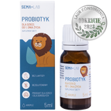 SEMA Lab Probiotyk dla dzieci od 1 dnia życia, krople, 5 ml - miniaturka zdjęcia produktu