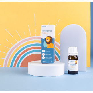 SEMA Lab Probiotyk dla dzieci od 1 dnia życia, krople, 5 ml - 4 - zdjęcie produktu