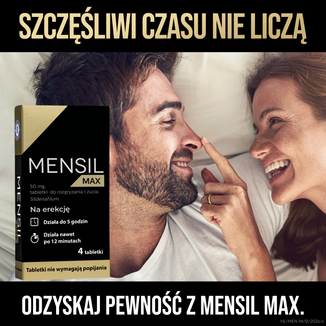Mensil Max 50 mg, 4 tabletki do żucia USZKODZONE OPAKOWANIE - 2 - zdjęcie produktu