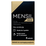 Mensil Max 50 mg, 4 tabletki do żucia - miniaturka zdjęcia produktu