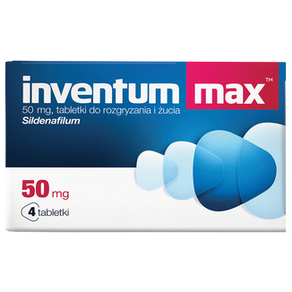 Inventum Max 50 mg, 4 tabletki do rozgryzania i żucia - 2 - zdjęcie produktu
