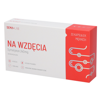 SEMA Lab Na wzdęcia 240 mg,30 kapsułek miękkich - zdjęcie produktu