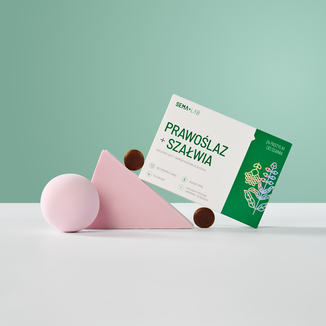 SEMA Lab Prawoślaz + Szałwia, 24 tabletki  do ssania USZKODZONE OPAKOWANIE - 2 - zdjęcie produktu
