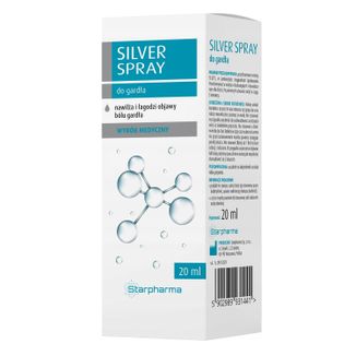 Silver Spray, spray do gardła, 20 ml - zdjęcie produktu