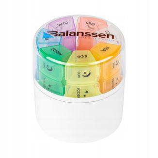 Bifarm, ogranizer tygodniowy na leki, 4-komorowy - 2 - zdjęcie produktu