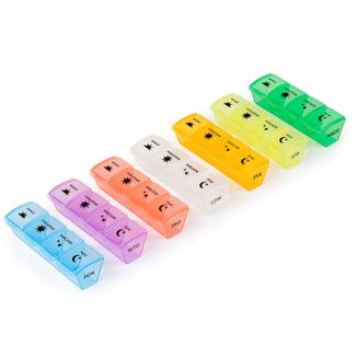 Bifarm, ogranizer tygodniowy na leki, 4-komorowy - 3 - zdjęcie produktu