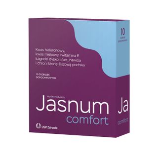 Jasnum Comfort, globulki dopochwowe, 10 sztuk - 2 - zdjęcie produktu