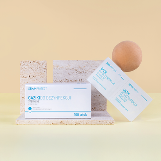 SEMA Protect, gaziki do dezynfekcji, 100 sztuk - 2 - zdjęcie produktu