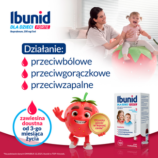 Ibunid dla dzieci Forte 200 mg/5 ml, 100 ml - 3 - zdjęcie produktu