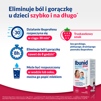 Ibunid dla dzieci Forte 200 mg/5 ml, 100 ml - 4 - zdjęcie produktu