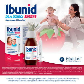 Ibunid dla dzieci Forte 200 mg/5 ml, 100 ml - 6 - zdjęcie produktu