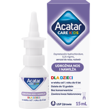 Acatar Care Kids 0,25 mg/ml, aerozol do nosa dla dzieci 1-6 lat, roztwór, 15 ml - miniaturka zdjęcia produktu