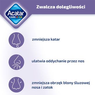 Acatar Care Kids 0,25 mg/ml, aerozol do nosa dla dzieci 1-6 lat, roztwór, 15 ml - 2 - zdjęcie produktu