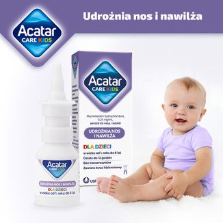 Acatar Care Kids 0,25 mg/ml, aerozol do nosa dla dzieci 1-6 lat, roztwór, 15 ml - 7 - zdjęcie produktu