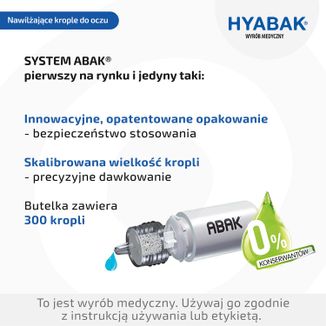 Hyabak, nawilżające krople do oczu i soczewek kontaktowych, bez konserwantów, 10 ml - 6 - zdjęcie produktu