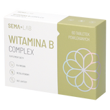 SEMA Lab Witamina B Complex, 60 tabletek powlekanych - miniaturka zdjęcia produktu