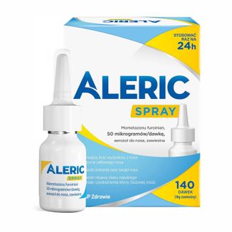 Aleric Spray 50 µg/dawkę, aerozol do nosa, zawiesina, 140 dawek - zdjęcie produktu