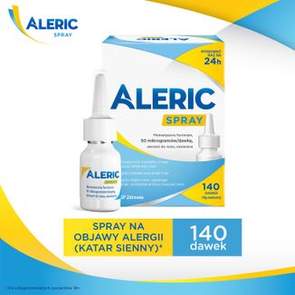 Aleric Spray 50 µg/dawkę, aerozol do nosa, zawiesina, 140 dawek - 2 - zdjęcie produktu
